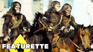 KINGDOM OF THE PLANET OF THE APES Featurette - "Apes On Horseback" (2024) Sci-Fi