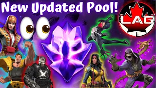FIRE 7-Star Basic Crystal Opening!! New Updated Base Pool! - Marvel Contest of Champions