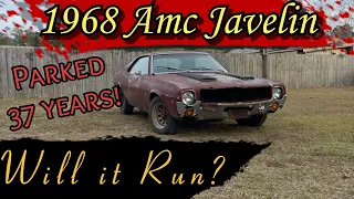 ABANDONED 1968 AMC Javelin - Will It RUN after 37 YEARS?