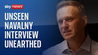 Unseen Alexei Navalny interview sees Putin critic slam Britain and the West