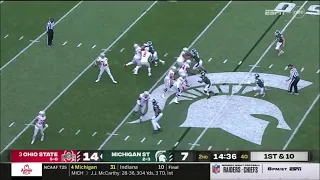 3 Ohio State vs Michigan State - Week 6  - College Football Scoring Plays 2022-2023