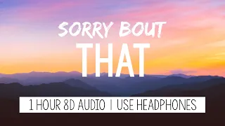 Yeat - Sorry Bout That | 1 Hour (Tiktok Song + 8D Audio)