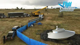 Microsoft Flight Simulator | A UFO Has Crash Landed
