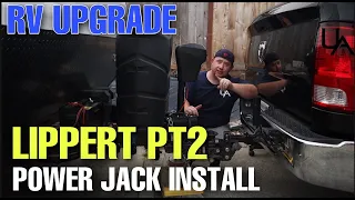 HOW TO INSTALL A LIPPERT ELECTRIC POWER JACK ON A TRAILER / LIPPERT PT2 POWER JACK
