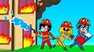 ¡NOS CONVERTIMOS EN BOMBEROS! 🔥🚒 ELTROLLINO, MIKECRACK Y TIMBAVK