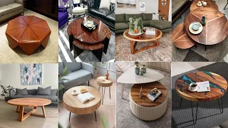 55 Wooden CENTRE COFFE TABLE Design 2024 | Living tea table | walnut Coffee Table Sofa Side table