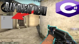 How to make your own c# cheat menu overlay in 10 minutes!