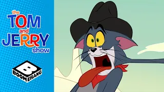 Sheriff Jerry vs Cat The Kid | Tom & Jerry | @BoomerangUK