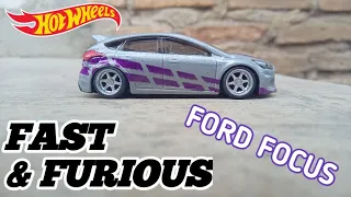 Fast and furious ford focus RS hot wheels custom