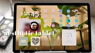 how to make your tablet aesthetic | Samsung Tab S6