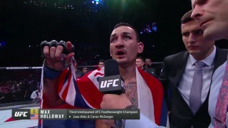 UFC 212: Max Holloway Octagon Interview