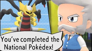 What Happens When You COMPLETE The Pokedex In Pokemon Brilliant Diamond and Shining Pearl