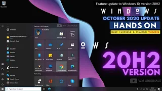 Windows 10 October 2020 Update (Version 20H2) - Features & Changes Hands On