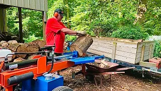 FIREWOOD | Filling truck/trailer FAST with Eastonmade Ultra