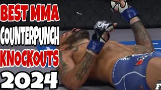 Scariest CounterPunch in MMA 2024 , MUST SEE 👀 Knockouts!!!