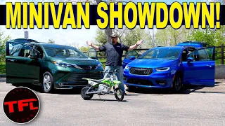 2021 Toyota Sienna vs. Chrysler Pacifica: One Of These Is The ULTIMATE AWD People Mover!