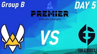 BLAST Premier Spring Groups 2021 Highlights Best Moments Vitality vs Evil Geniuses (BO3)