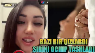 MANABU QIZ BAZI BIR QIZLARDI SIRINI OCHIP TASHLADI