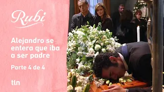 Rubí 4/4: Maribel le dice a Alejandro que Sonia estaba embarazada | C-34 | tlnovelas