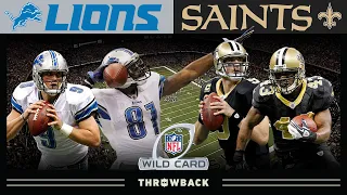 Megatron's Playoff Debut is DOMINANT! (Lions vs. Saints 2011 NFC Wild Card)