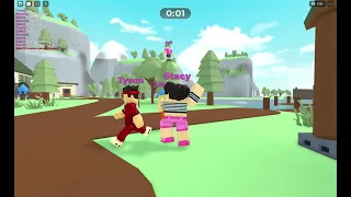 Beating teamers in Total ROBLOX Drama as Stacy