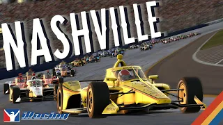 Testing IndyCar's Nashville SS Finale with iRacing's AI!