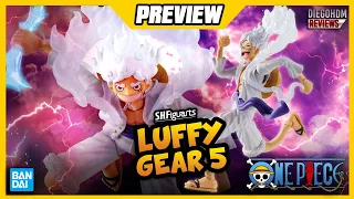 LUFFY GEAR 5 SH Figuarts Bandai One Piece PREVIEW