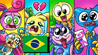 O ATAQUE DOS MINI HUGGYS (DUBLADO PT-BR) - COMPILADO DE ANIMAÇÕES Hornstromp BR