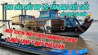 Bán Siêu Ghe Câu Vip Máy Lạnh Phát Điện Yanmar 4LH Turbo Giấy Chính Chủ 0923,5555,97 Tâm| Tâm Vlog