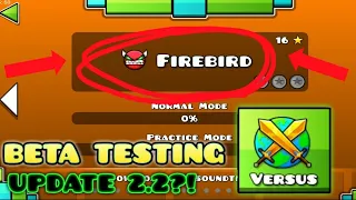 BETA TESTING UPDATE 2.2?! || Wave {GEOMETRY DASH 2.2}