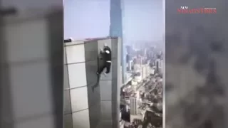 Famed Chinese rooftopper falls to his death from 62-storey building