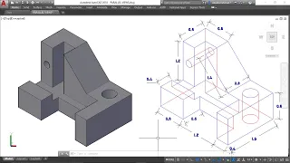 Parallel Views in AutoCAD  | Planar Projections Practice (Part-2)