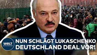 DRAMA AN DER GRENZE: Belarus! Plötzlich schlägt Lukaschenko Deutschland einen Deal vor I WELT News
