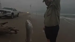 Surf fishing South Padre Island