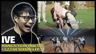 Youngji & Yujin 2023 MBC Music Festival Dance Practice + 1, 2, 3 IVE Season 4 Episode 1 Reaction