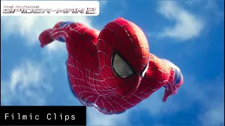 The Amazing Spider-Man 2 opening swinging scene (2014)