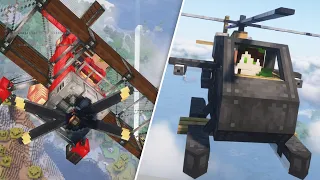 Los mods de AERONAVES DEFINITIVOS (Aviones, helicópteros, globos, etc) para Minecraft 1.20.1