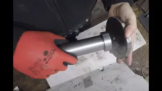 Diy Lathe - spindle shaft backplate welding