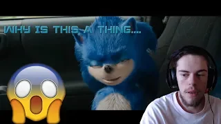 Sonic The Hedgehog MOVIE TRAILER REACTION?!?! "This is worse than I thought..."