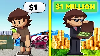 I Became A MILLIONAIRE With ONE DOLLAR In GTA 5!