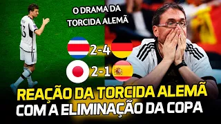 REAÇÕES DA TORCIDA DA ALEMANHA DIRETO DO QATAR COM A ELIMINAÇÃO NA COPA! ELES APELARAM COM A ZOEIRA