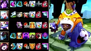 URF MAOKAI + 4 SUPPORTS - Unkillable!