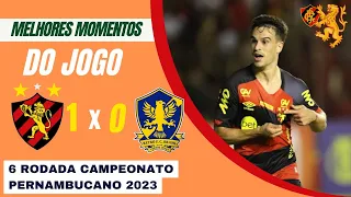 SPORT 1X0 RETRÔ- MELHORES MOMENTOS- 6 RODADA CAMPEONATO PERNAMBUCANO (2023)