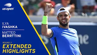 Ilya Ivashka vs Matteo Berrettini Extended Highlights | 2021 US Open