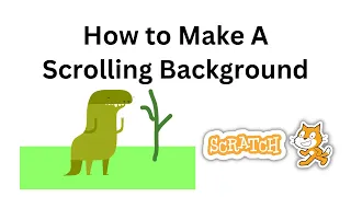 How to Make a Scrolling Background in Scratch? (Step-by-Step tutorial) #scratch #scratchtutorial