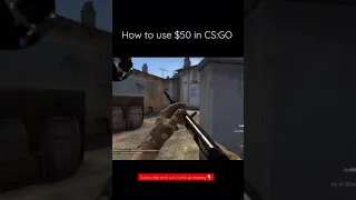 How to use 50$ in CS:GO #decoy #csgo #csgoshorts