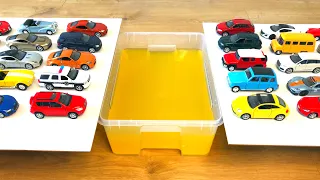 Cool Diecast Model Cars Moving and Sliding Into The Water