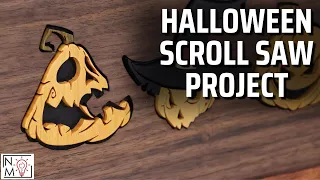 Super QUICK Homemade Halloween Décor | Scroll Saw Project!