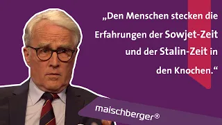 Wie groß ist die Unterstützung für den Krieg in Russland? Rüdiger von Fritsch I maischberger