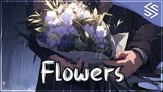 Nightcore - Flowers (Sped Up + Lyrics) - Somberbloom